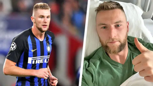 Milan Skriniar chấn thương lưng tin tức