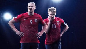 Erling Haaland và Martin Odegaard euro